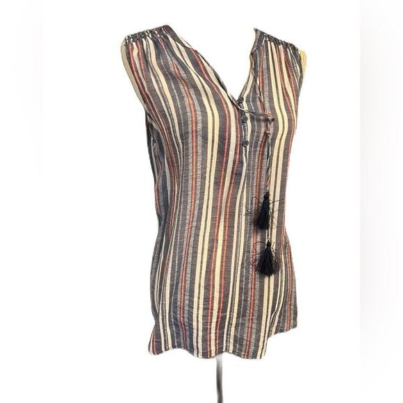 St. John's Bay Tops - St. John’s Bay Stripe Sleveless Top Size L